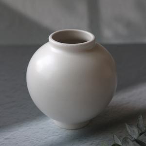 장인 제작 백자 달항아리 [100% 수공예품 항아리 이천 도자기 단지 화병 미니 옹기 장독 오브제 인테리어]