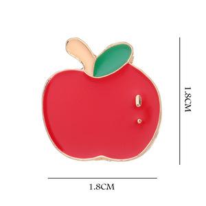 과일 뱃지 귀여운 배지 브로치 가방 꾸미기 미니 악세사리 사과