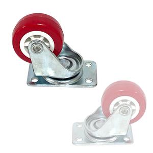 38mm (1.5) 우레탄 회전 바퀴 소형 미니 캐스터 가구바퀴