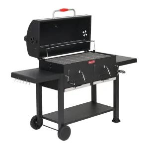 막팔아스토어 훈제 바비큐 그릴(170X72X142CM) (블랙) 캠핑바비큐그릴 야외그릴 숯불바비큐그릴