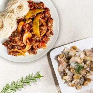 [산지플러스] 국내산 동해안 급냉 손질 골뱅이 230g내외 x 1팩