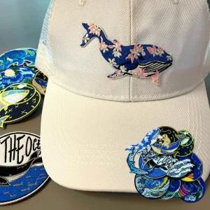 일러스트 열접착 패치 와펜 자수 패치 와펜 일러스트 의류 모자 리폼