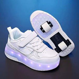 힐리스 불들어오는신발 롤러슈즈 28 흰색 화이트 바퀴달린 바퀴운동화