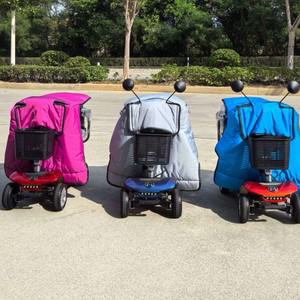 노인용 삼륜 사륜스쿠터 겨울 방풍커버 전동차 바람막이