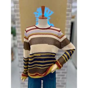 [레코브](하남점)멀티 스트라이프 풀오버니트(LC31E9KN532X)