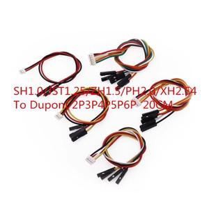 SH1.0/JST1.25/ZH1.5/PH2.0/XH2.54-Dupont 2.54 커넥터 암 Dupont 라인 20cm 전자 연장 와이어 변환 케이블