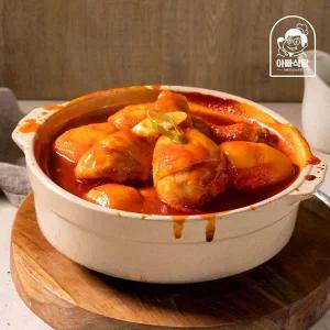 [아빠식당]닭다리살100 1인한끼 뚝배기 닭볶음탕500g 3팩
