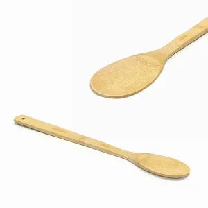 대나무 롱 타원 볶음주걱 40cm ( 나무 조리스푼 다용도 우드 업소용 식당 가정용 긴주걱 뒤집개 )