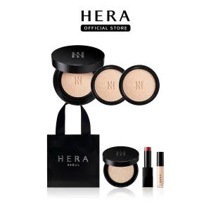 [내일도착/단독]헤라 블랙쿠션 파운데이션 디럭스 (본품+리필2/미니쿠션+립+컨실러)
