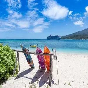 호주 시드니/브리즈번 모튼 아일랜드 크루즈 8일 #카니발 어드벤처호 #내측 선실  #울릉공 #모래 썰매 #블루마운틴