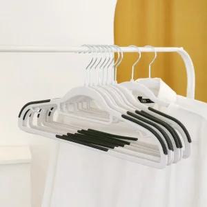 화이트래빗 디자인 고리회전 어깨뿔방지 논슬립 니트옷걸이 50개