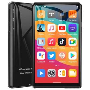 [미국배송] 블루투스 및 WIFI가 지원되는 다운로드 스크린 HD 판도라 MP4 아마존 뮤직 블랙 사운드 512GB 64GB 무손실 5인치 플레이어 HIFI 스포티파이 비디오 플레이어 지원 풀터치 앱 안드로이드 MP3 최대 1080P