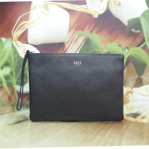 구제토토 닥스 가죽 슬림 클러치백 세컨백 정품 중고가방 50708