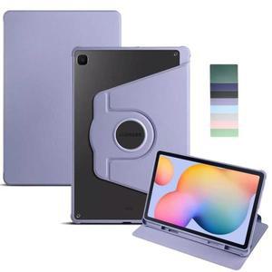 For Samsung S6 Lite Tablet Case P613 360 Degree Rotating Clear Hard PC Back 용 Samsung Galaxy Tab S6