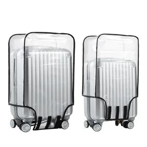 캐리어커버 투명 방수 케이스 여행용 PVC 가방 비닐 캐리어 보호 24인치 28인치 보관