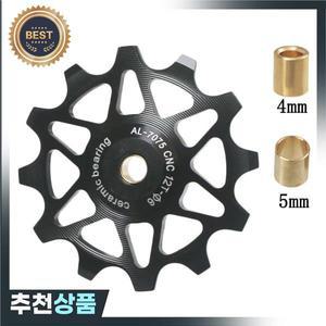 도로 자전거 세라믹 풀리 뒷 변속기 12T 14T 16T 가이드 Shimano Sram GX xx1 부품 용 MTB 베어링 자키 휠