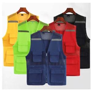 작업조끼 망사 메쉬 현장 작업복 안전 여름 형광 등산 조끼