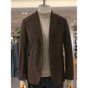 [킨록바이킨록앤더슨](광주신세계)킨록 24년 FW 슬림핏 코듀로이 브라운 재킷 FIB91