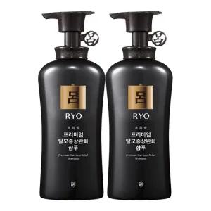 려 초의방 프리미엄 탈모증상케어 샴푸 490ml x2