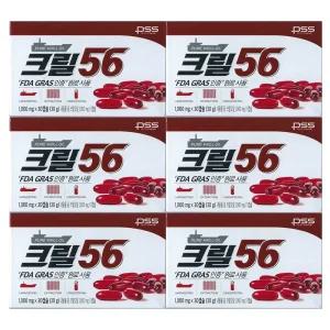 크릴56 크릴오일 1000mg x 30캡슐 x 6개 / 써클