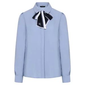 케네스레이디 로고 리본타이 셔츠 ECSTOJ7000 870561