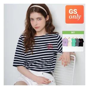 로가시아 25SS 레터링 아트 오가닉 코튼 티셔츠 5종[GS 단독]783218