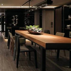 스타벅스테이블 8인용 원목식탁 업소용 카페 테이블