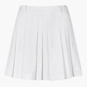 데상트골프스커트 GQC DP32WFSK84-BWTG 여성 로고프린트 플리츠 스커트 / Bright Whi