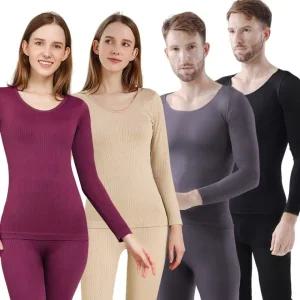 겨울*경량내의세트 여성/남성* 겨울내복 내복상하세트 잠옷 발열내복 히트텍 방한내의