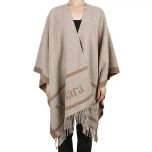 [막스마라] 스튜디오 25FW 여성 힐데스티드 울 케이프 베이지 HILDESTD 001