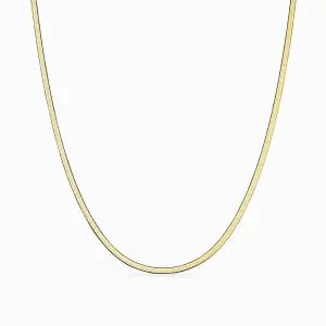 모아르 18K 칼렌 스네이크 체인 목걸이 대