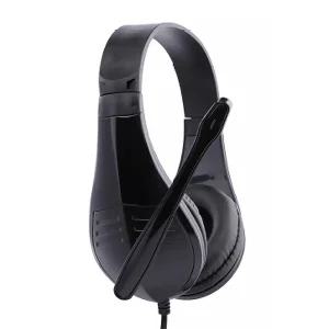 DJ) TGIC TGH-DJ1 유선 PC 게이밍 헤드셋 USB 어학용 컴퓨터 노트북 스마트폰 가성비헤드셋 블랙