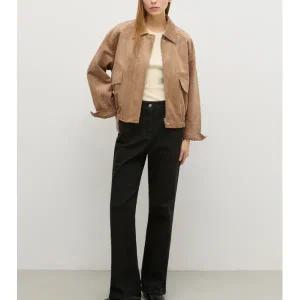 갤러리아 [25가을] 스웨이드 카라 집업 점퍼(WP2040F)