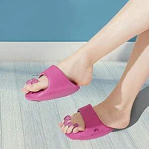 발가락 슬리퍼 스트레칭 까치발 오다리 지압 건강 실내화 아치슬리퍼