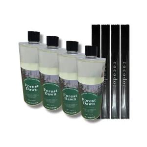 코코도르 숲속새벽공기 디퓨저 리필액 500ml 4개 스틱 20P