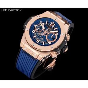 Hublot HUBLOT 크로노그랩 v2 44mm Men 블루 다이얼 Mechanical 시계 [세금포함] [정품] 손목시계 명품시계