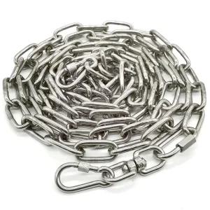 대형견 체인 쇠사슬 목줄 농촌 마당 반려견 리드줄