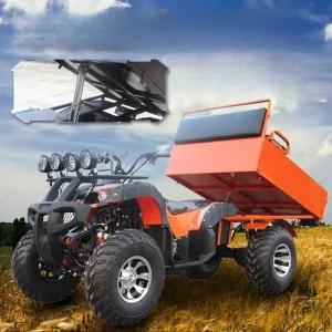 4륜 농업 축사용 단일 ATV 사발이 트레일러 소형 트럭 운반차