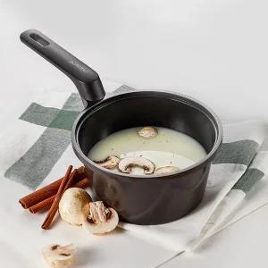 [십일절최대40%] 도루코 뉴캐스트 초콜릿 IH 편수냄비 18cm (뚜껑포함) / 주물냄비