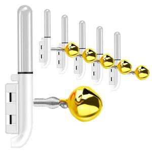 CASTSTRIKE 6PCS 낚싯대 팁 라이트 위 벨, 야간 낚시를 위한 LED 물림 경보, 폴 팁을 위한 글로우 스틱 클립, 베이스 송어 메기 크래피를 위한 스마트 라이트, 스트라이크 경보, 낚시 조명