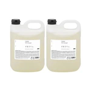 [생활공작소] 친환경 대용량 주방세제 4L x 2개 / (쌀뜨물/자몽/바질 택1)