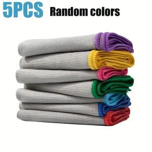 오일팡행주 오일제거행주 기름제거 5PCS 유리 청소 천 다용도 자동차 수건 행주 물 흡수성 비 스틱 오일 Tr