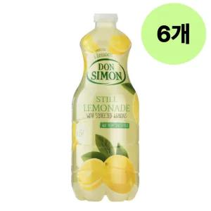 돈시몬 무탄산 에이드 레몬 상큼한 음료 1.5L 6개입