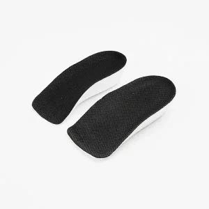 [롯데백화점]신난다슈 남자 여자 키높이 신발 깔창 인솔 3.5cm 아치 반깔창 운동화 구두 INS035 블랙