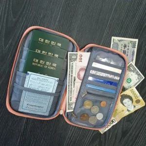 여행 지갑 생활방수 여권 홀더 트래블 케이스 여행파우치 여권파우치