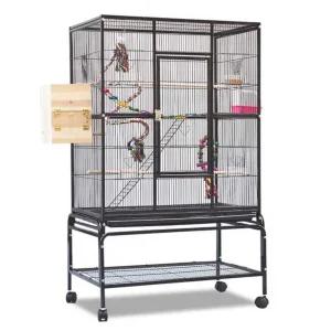 대형 새장 앵무새 펜스 잉꼬날림장 조류 케이지 이동장