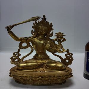 금동 티벳 불상 높이21cm무게982g 단초마을 골동품/수집품/도자기