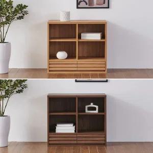 [소티디자인]헤이즐 오픈 3단 선반장 730 - 2color