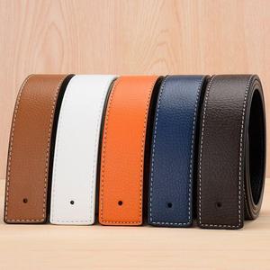 남성 통가죽 캐주얼 벨트 리필용 작업복 허리 교체용 헤드없는