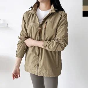 여성 등산 러닝 남녀공용 모자탈부착 바람막이 WDM-WJP-KSS 88171W